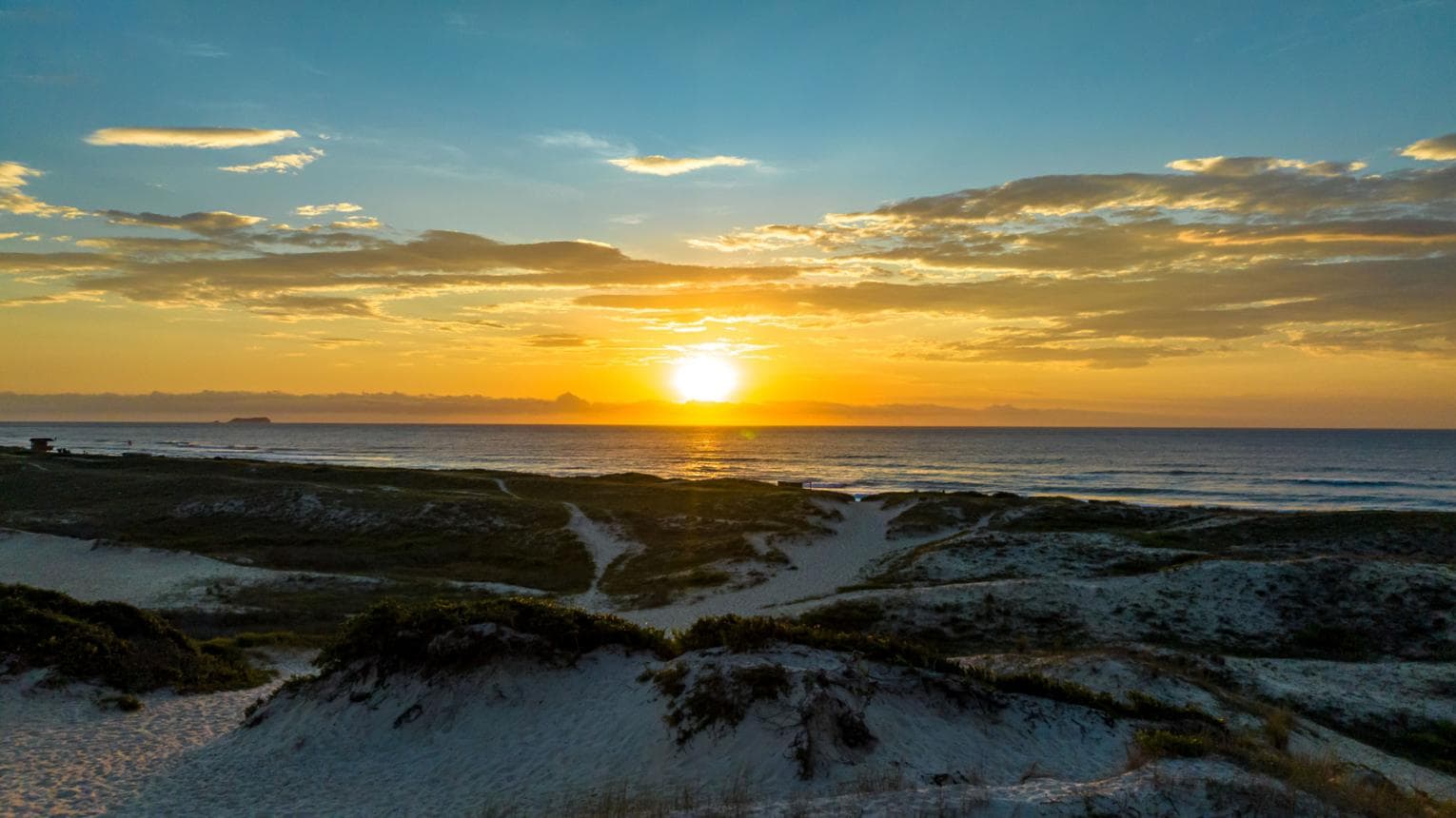 Sunset at the beach